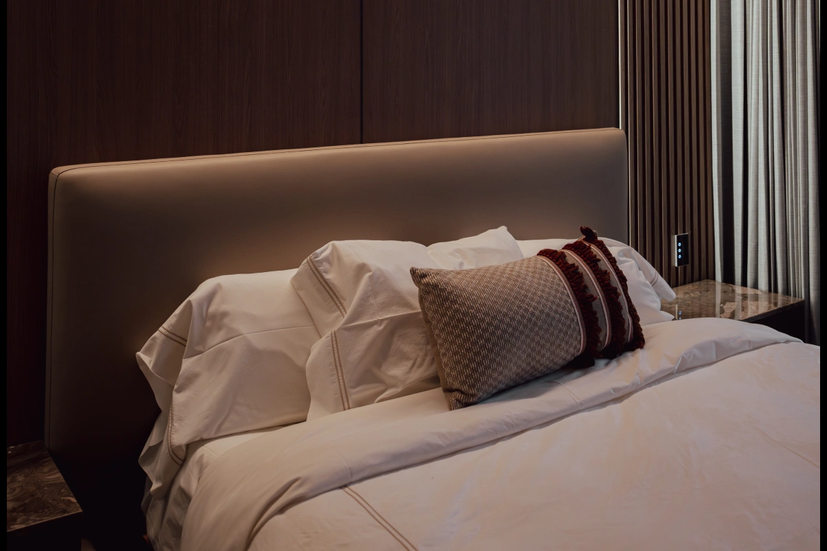 interior de departamento Deluxe de dos recámaras con balcón en Polanco