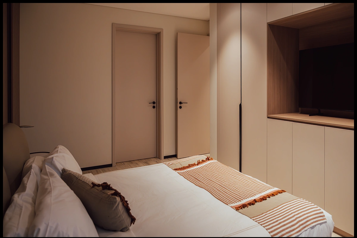 interior de departamento Deluxe de dos recámaras con balcón en Polanco