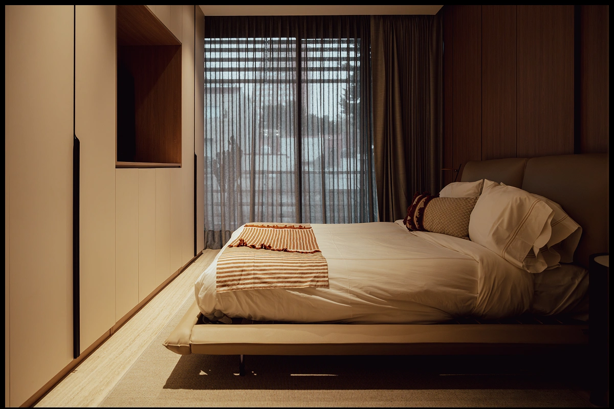 interior de departamento Deluxe de dos recámaras con balcón en Polanco