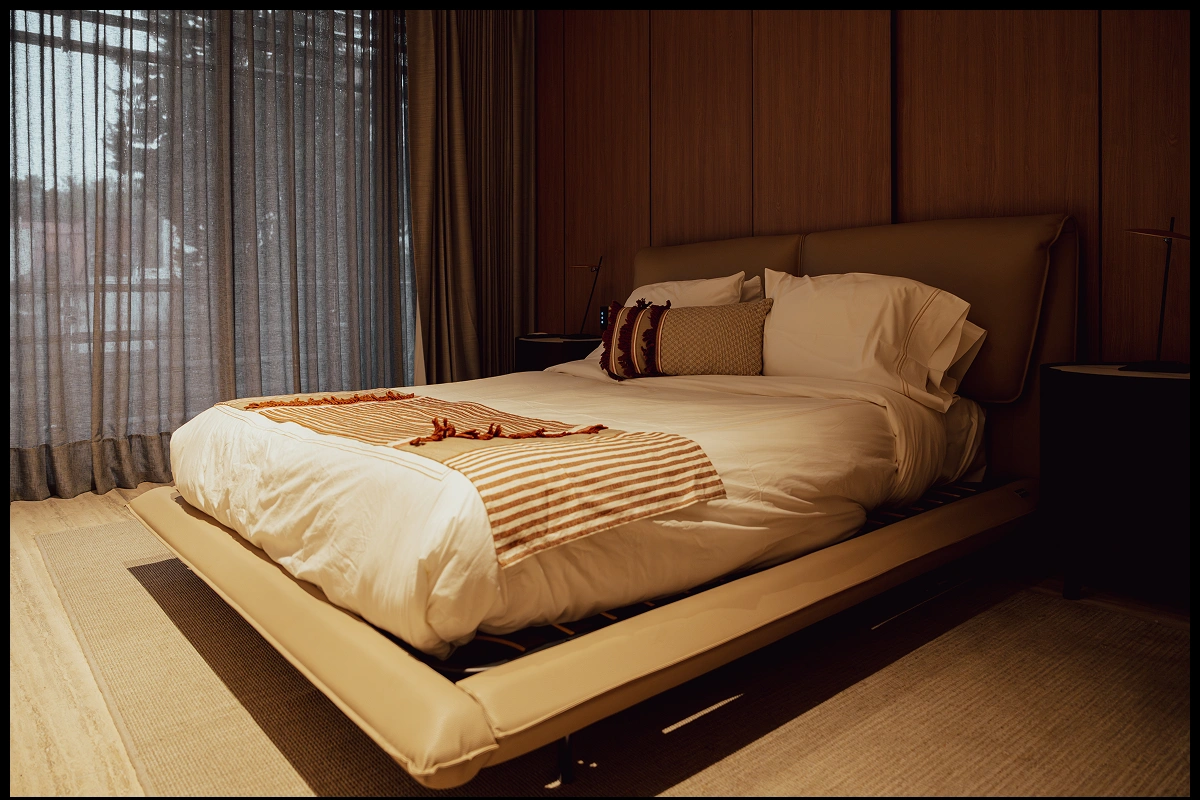 interior de departamento Deluxe de dos recámaras con balcón en Polanco