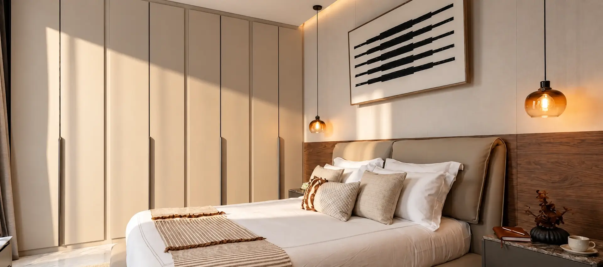 Departamento Three Bedroom Master Suite recamara