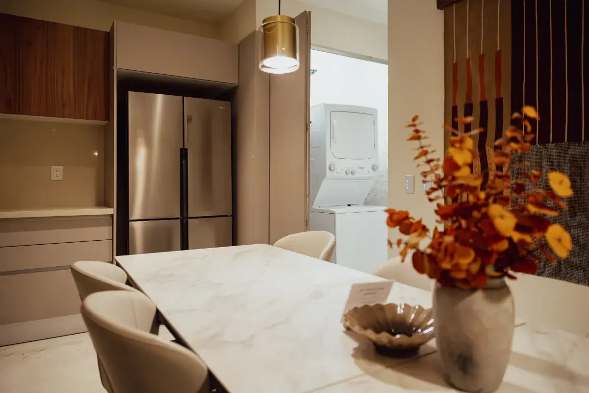 interior de departamento de dos recámaras Garden Suite en Polanco