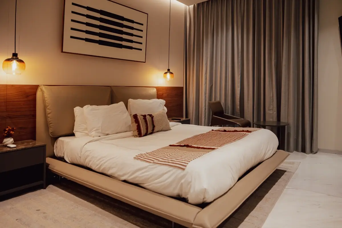 interior de departamento de tres recámaras Master Suite en Polanco