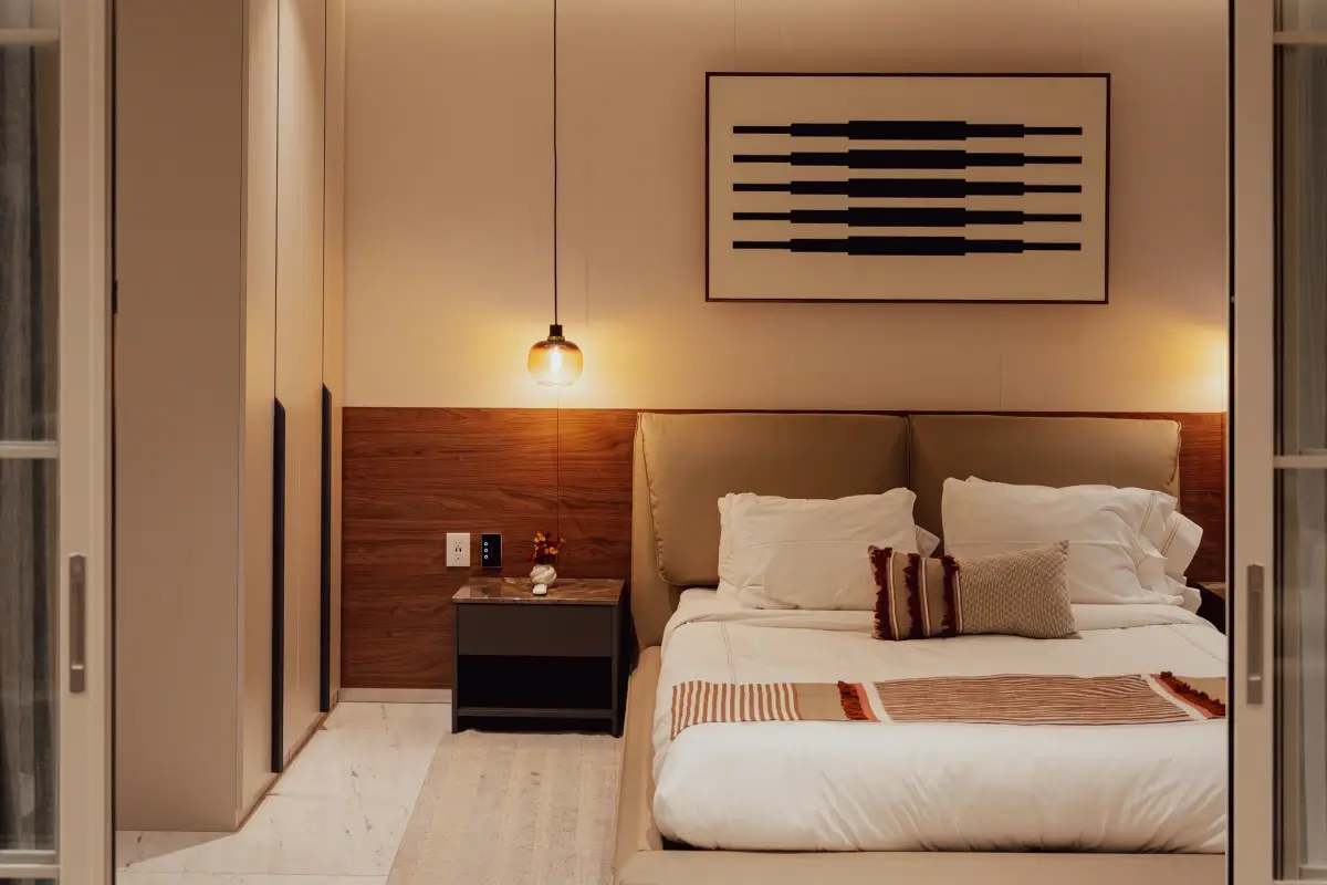 interior de departamento de tres recámaras Master Suite en Polanco