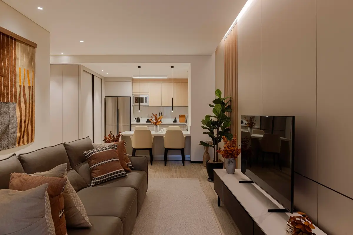 Boutique-Suite-2BR-with-AC-and-Balcony vista sala